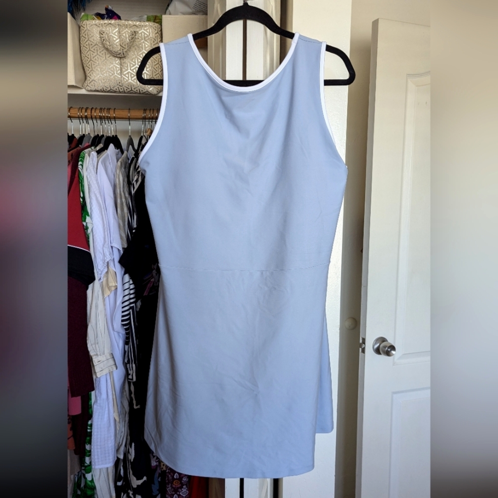 YPB sculptLUX Baby Blue Athletic Mini Dress